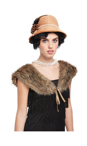 1920s Deluxe Instant Kit, Brown - Adult