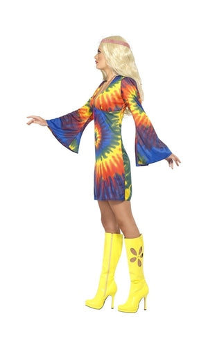 1960S Tie Dye Costume For Adults