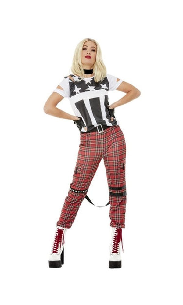 1990s Punk Rocker Costume, Red