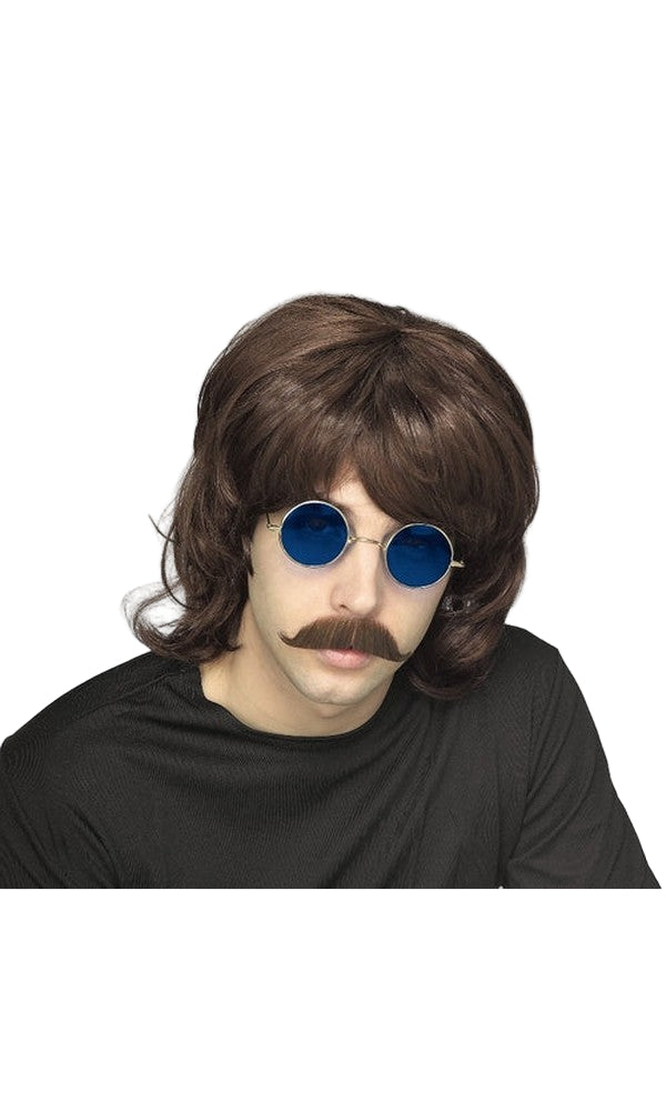 70'S BROWN SHAG WIG