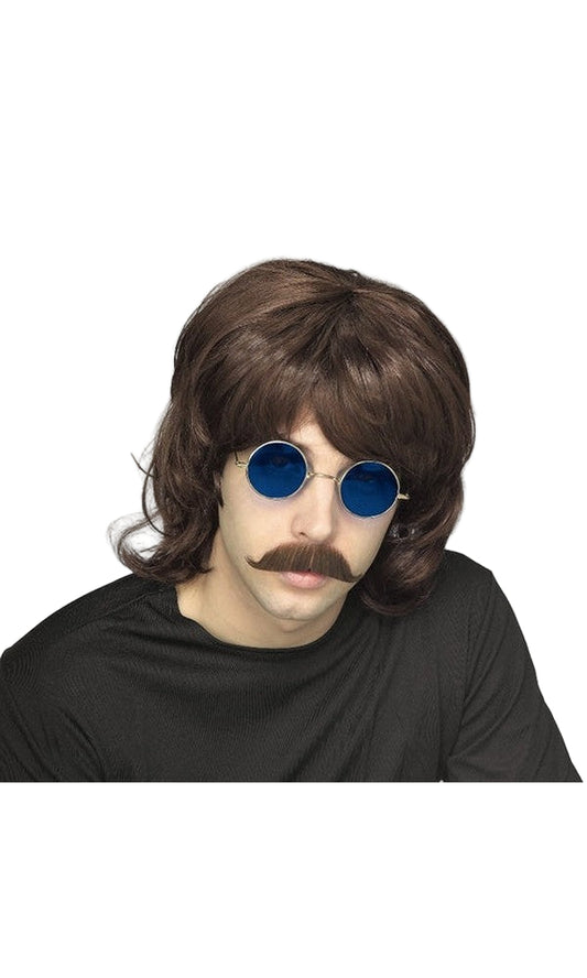 70'S BROWN SHAG WIG