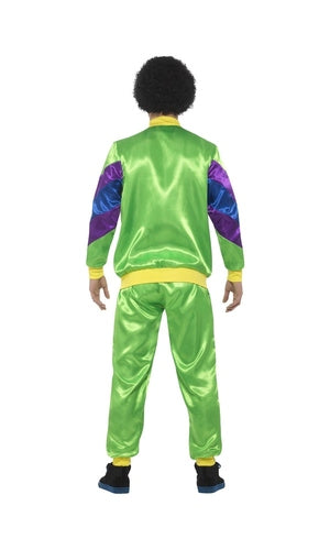 80s Height of Fashion Shell Suit Costume Green Tracksuit