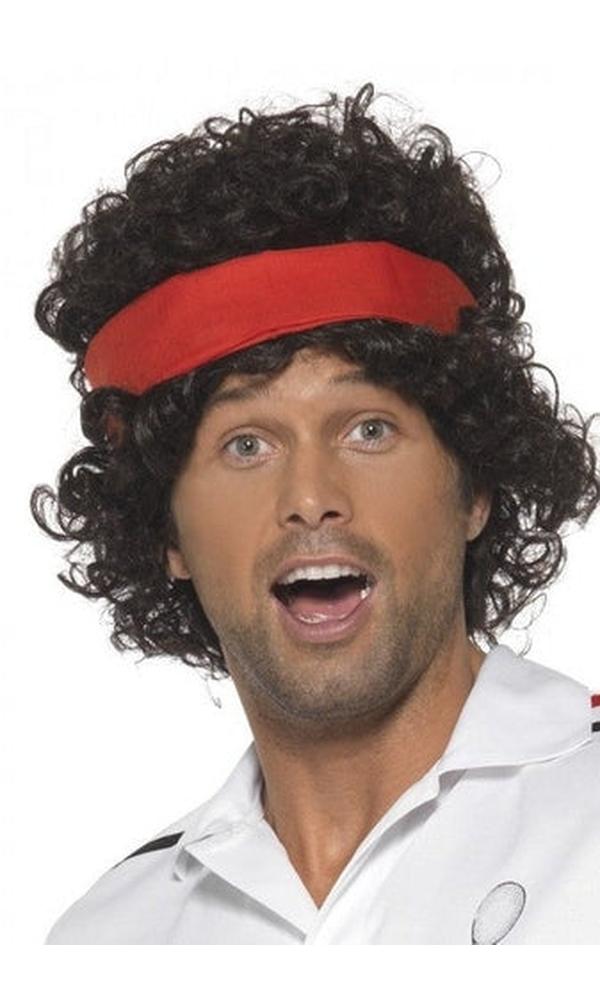 80s Tennis Player Wig