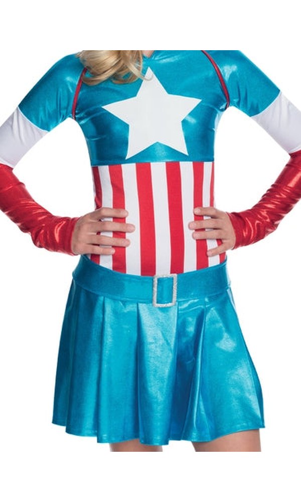 AMERICAN DREAM HOODIE DRESS COSTUME CHILD