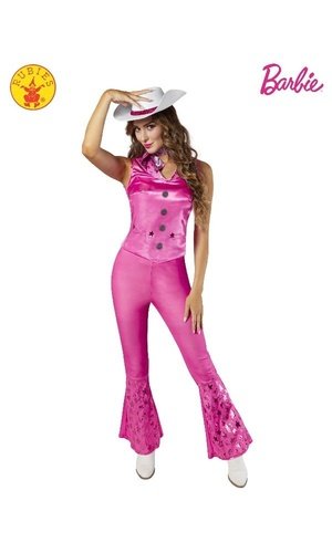 BARBIE COWGIRL DELUXE COSTUME, ADULT