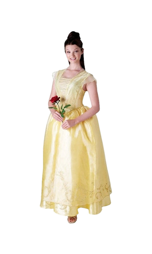 BELLE LIVE ACTION DELUXE COSTUME FOR ADULTS - DISNEY
