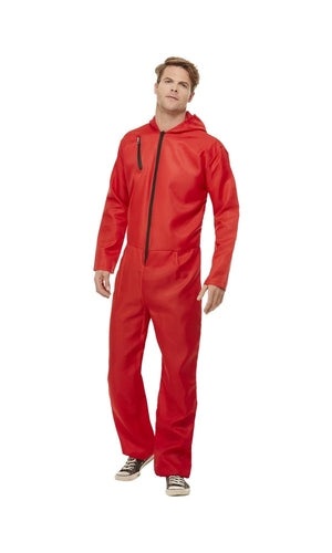Bank Robber Jumpsuit Costume For Adults
