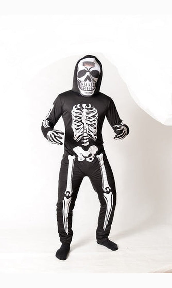 Big Head Skeleton Costume for Adults Big Head Skeleton Costume for Adults