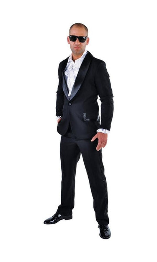 Black Suit Mens Costume