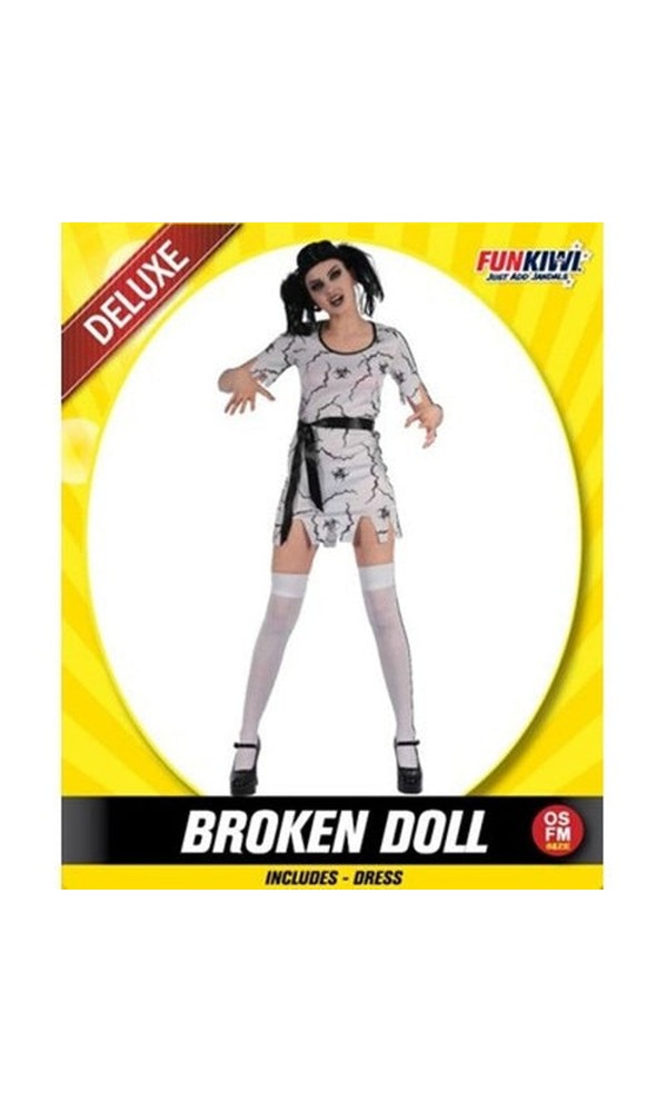 Broken Doll Costume Womens