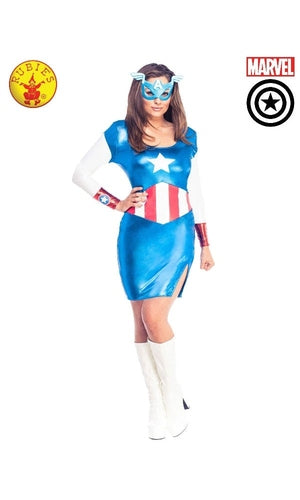 CAPTAIN AMERICA DREAM SEXY COSTUME, ADULT