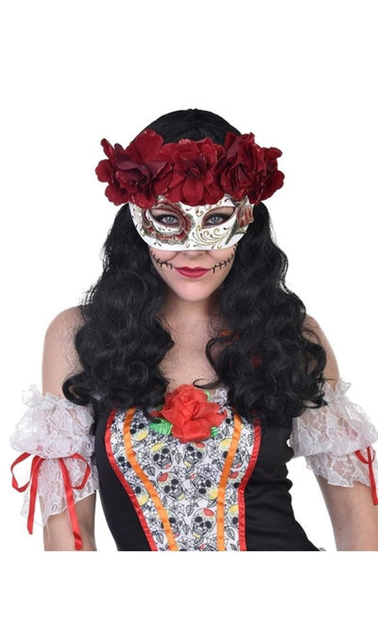 Catrina Eye Mask with Flowers