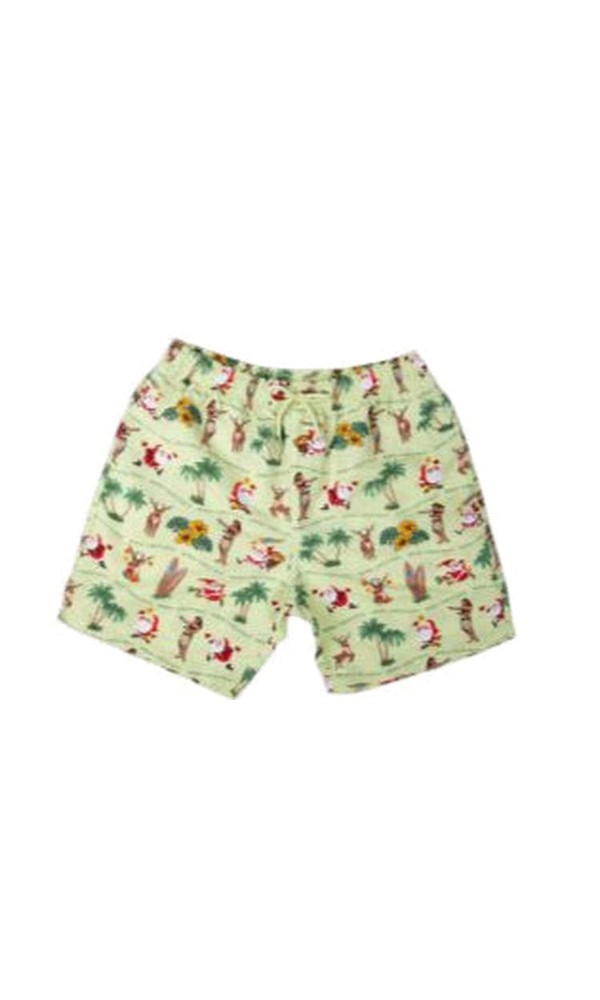 Christmas hawaiian boardies Green Medium