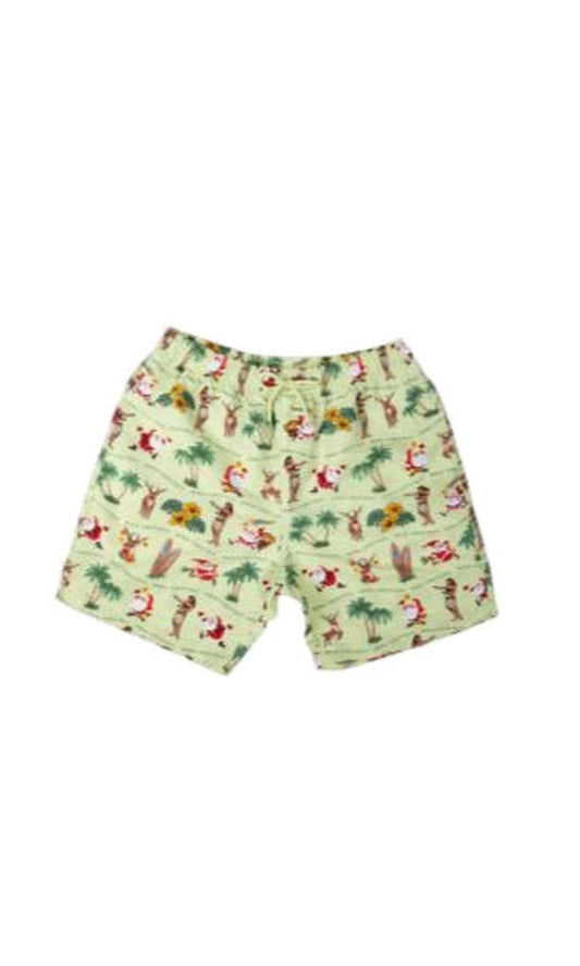 Christmas hawaiian boardies Green Medium