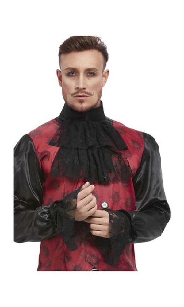 Cravat & Cuff Set, Black