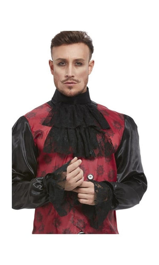 Cravat & Cuff Set, Black