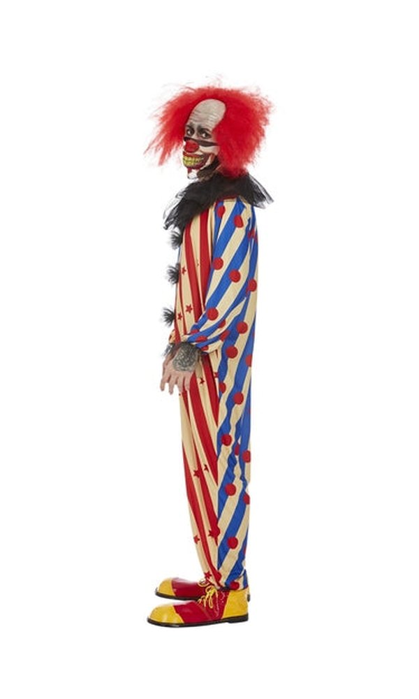 Creepy Clown Costume, Mens