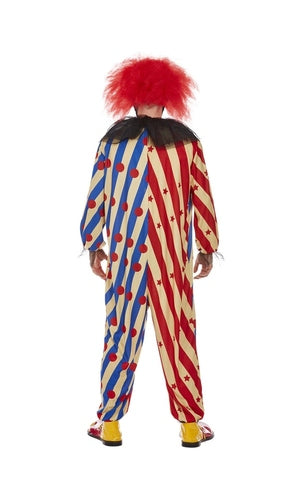Creepy Clown Costume, Mens