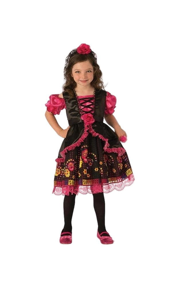 DAY OF THE DEAD GIRLS COSTUME, CHILD