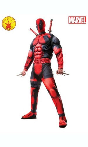 DEADPOOL DELUXE COSTUME, ADULT
