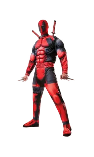 DEADPOOL DELUXE COSTUME, ADULT