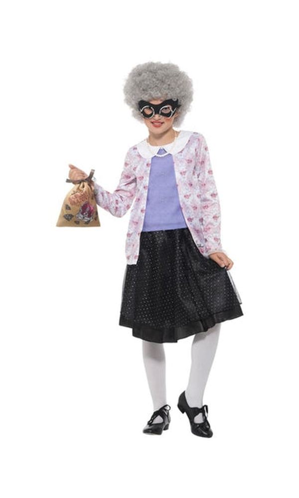 David Walliams Deluxe Gangster Granny Costume Small only