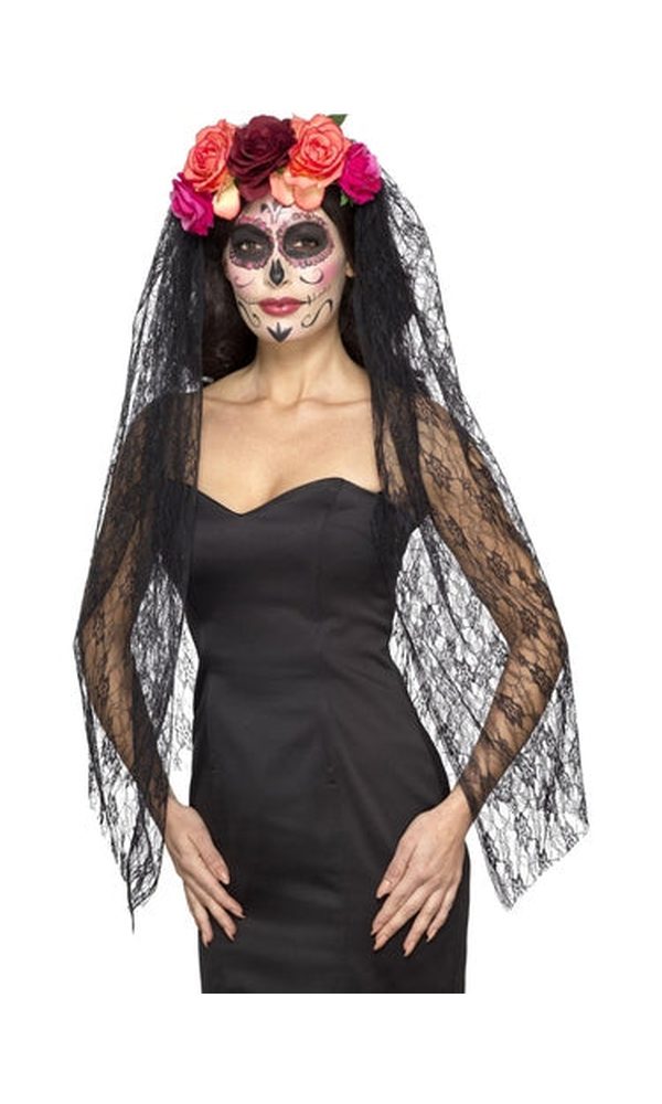 Deluxe Day of the Dead Headband