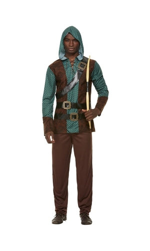 Deluxe Forest Archer Costume, Green
