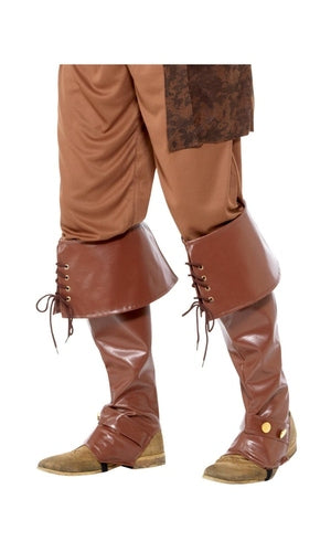 Deluxe Pirate Bootcovers, Brown