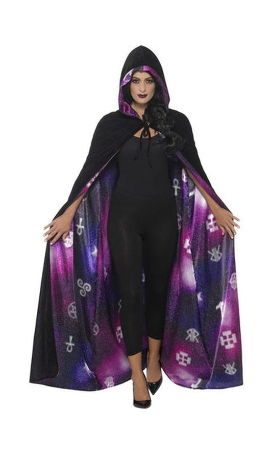 Deluxe Reversible Galaxy Ouija Cape