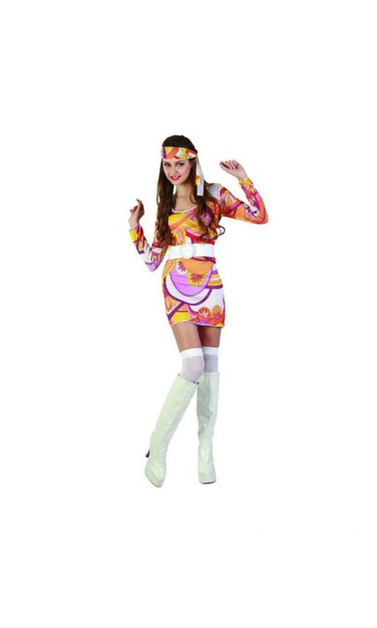 Flower Power Orange Costume