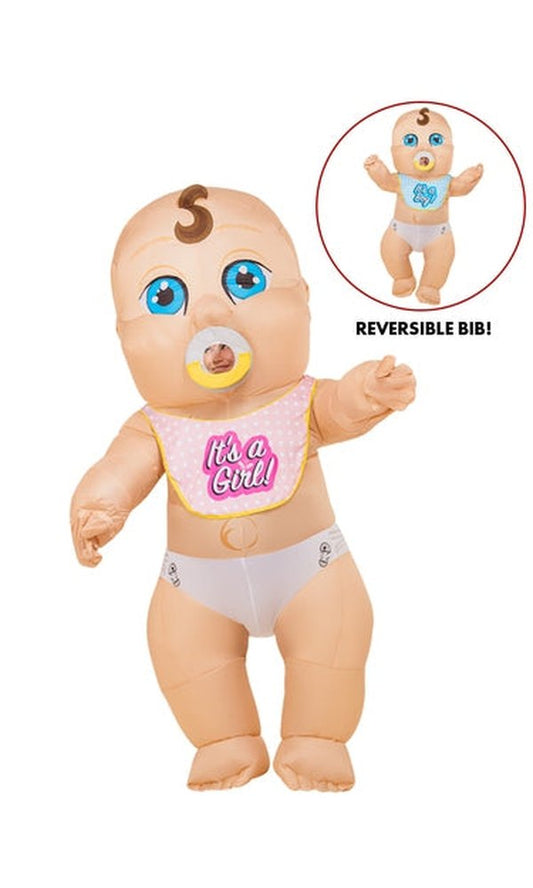 GENDER REVEAL BABY INFLATABLE COSTUME – ADULT