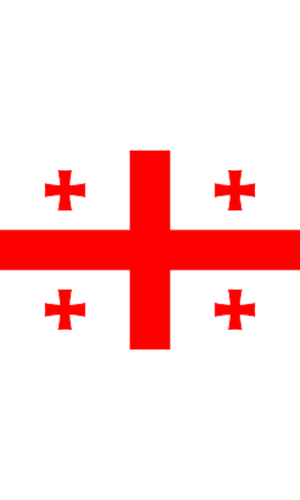 GEORGIA FLAG 90CMS X 150CMS