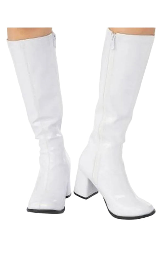 GO GO BOOTS WHITE - ADULT