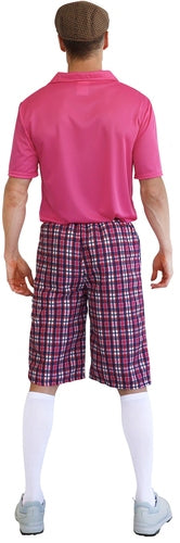 GOLF PRO COSTUME PINK FOR ADULT