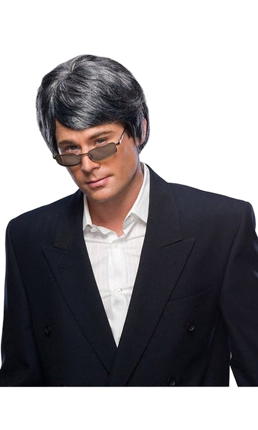 GREY MEN'S WIG - ADULT