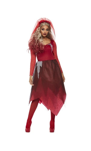 Graveyard Bride Costume, Red