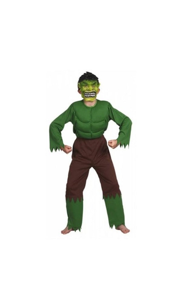 Green Monster Costume Child Hulk