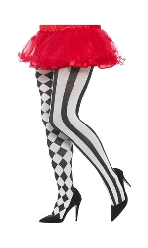 Harlequin Tights, Plus Size