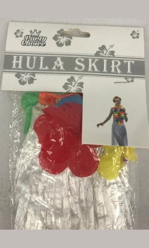 Hawaiian Hula Skirt 60cms White
