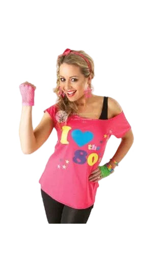 I LOVE THE 80s T-SHIRT, ADULT