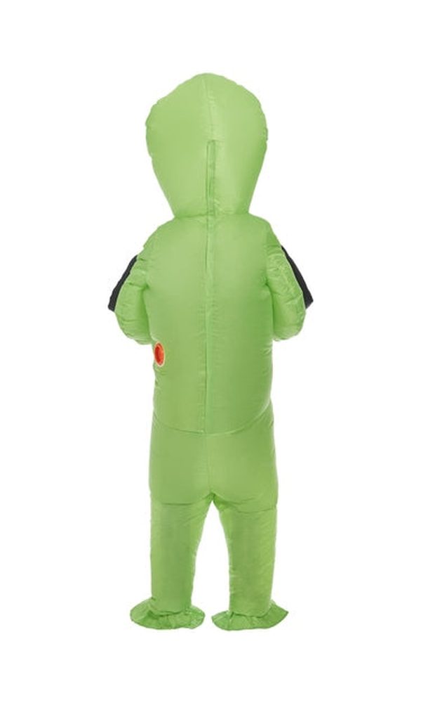 Inflatable Alien Abduction Costume, Green