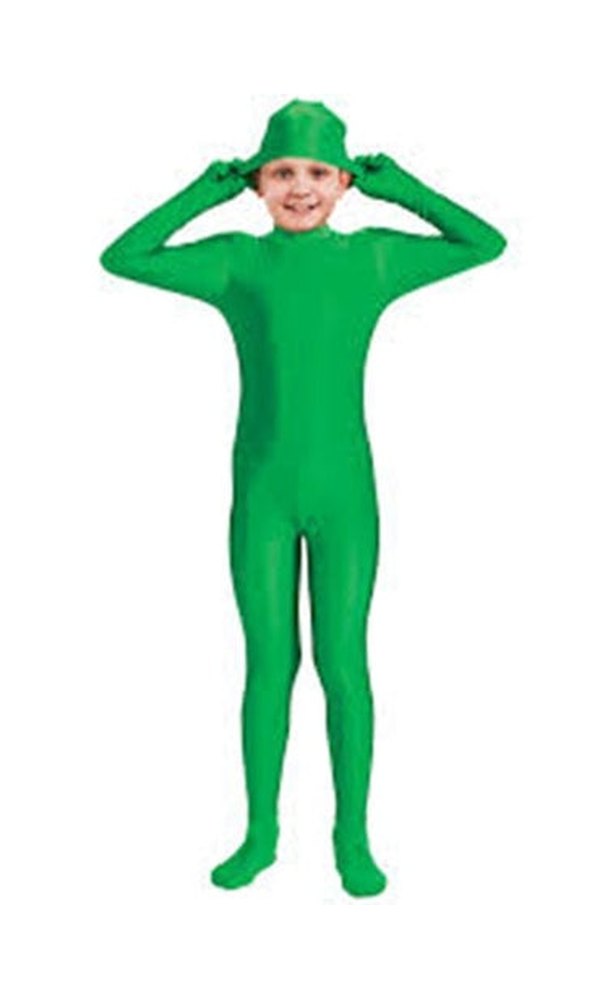 Invisible Skin Suit Teen Costume Green
