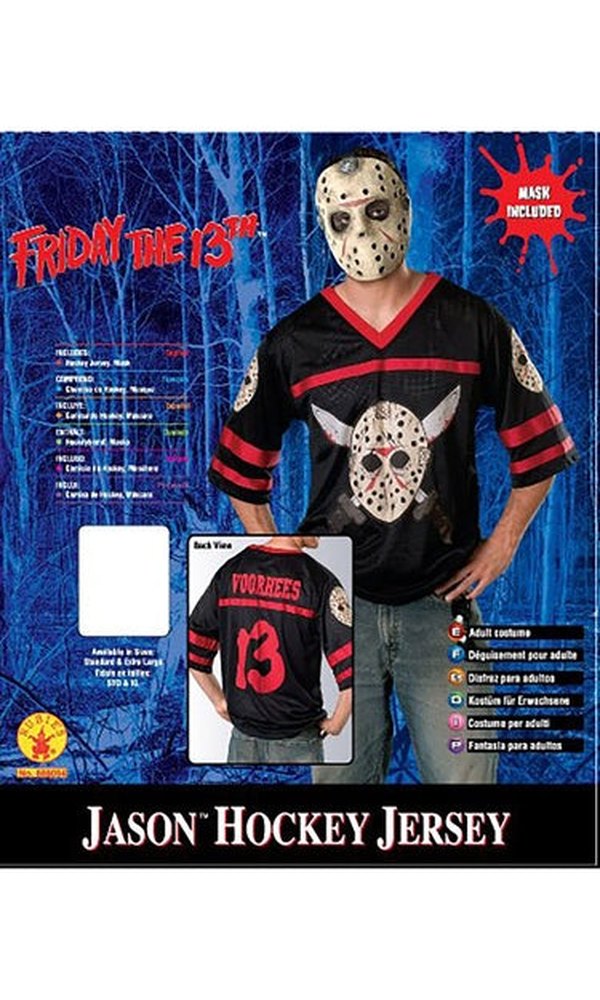 JASON HOCKEY JERSEY & MASK, ADULT