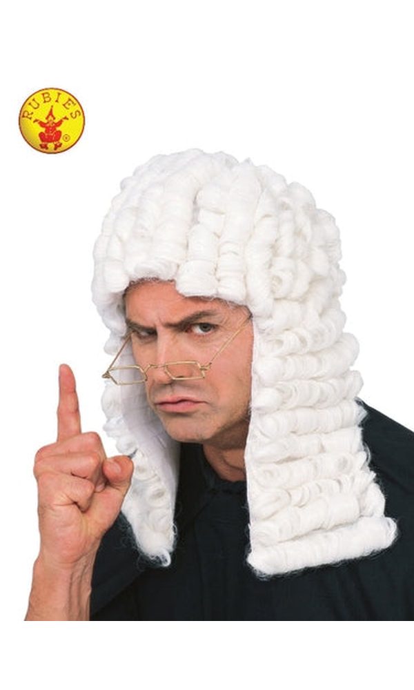 JUDGE WHITE WIG - ADULT