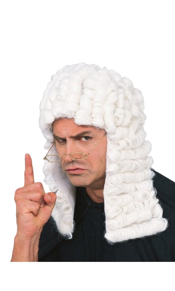 JUDGE WHITE WIG - ADULT