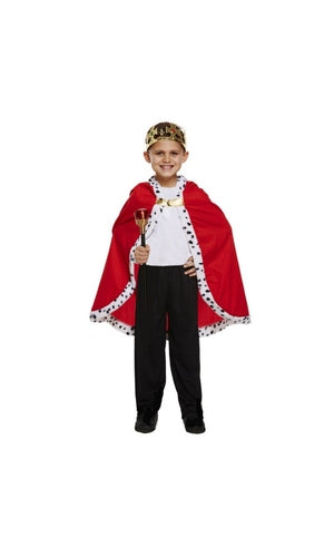 King Cape Costume For Kids