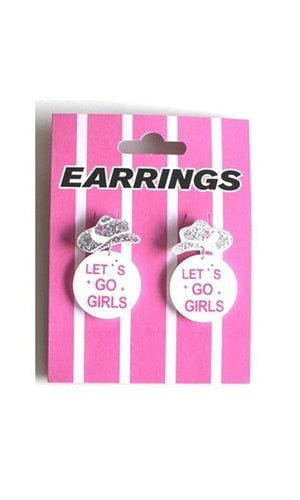 LETS GO EARRINGS BARBIE