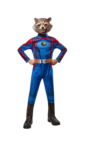 MARVEL ROCKET RACCOON GOTG3 DELUXE COSTUME, CHILD