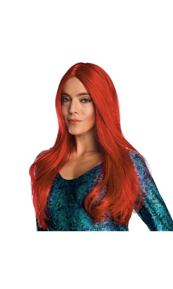 MERA RED WIG - ADULT aquaman
